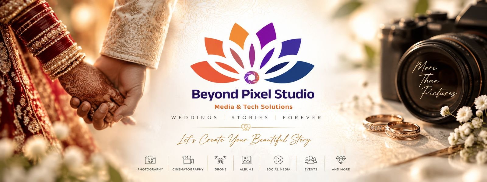 Beyond Pixel Studio – Weddings, Stories, Forever. Let's create your beautiful story.
